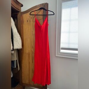 Zara Vibrant Red Maxi Dress